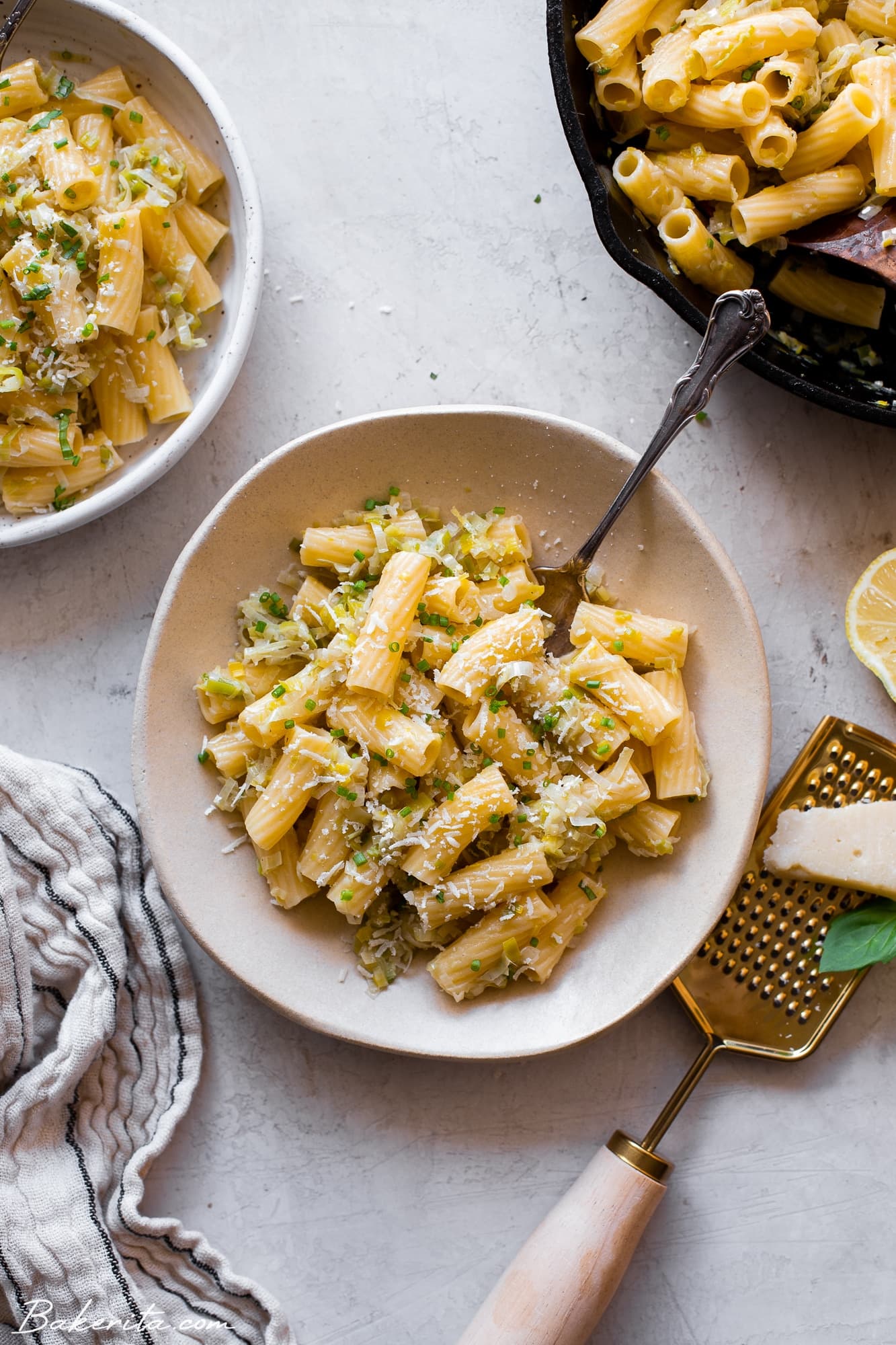 Caramelized Leek Pasta