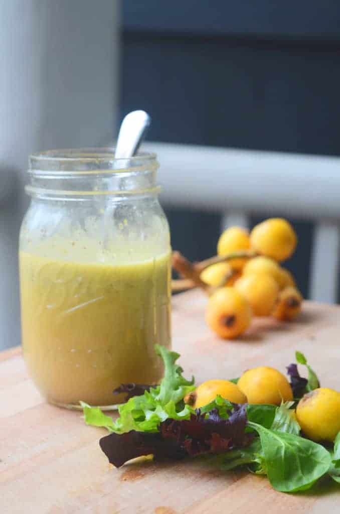 Loquat Vinaigrette Dressing