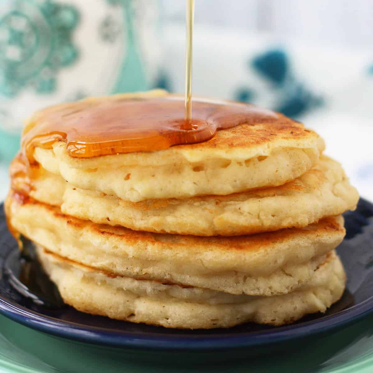 Loquat Syrup + Vegan Pancakes