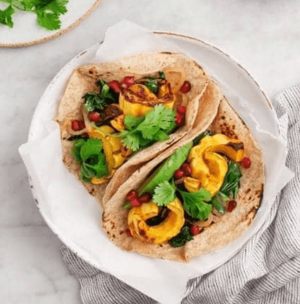 Roasted Delicata Squash Tacos